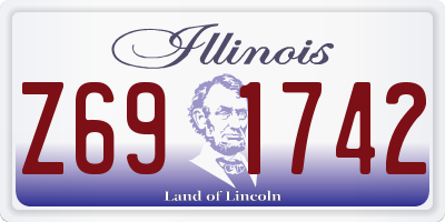 IL license plate Z691742
