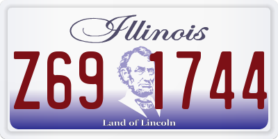 IL license plate Z691744