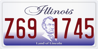 IL license plate Z691745