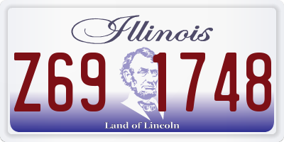IL license plate Z691748