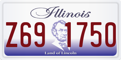 IL license plate Z691750