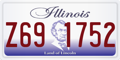 IL license plate Z691752
