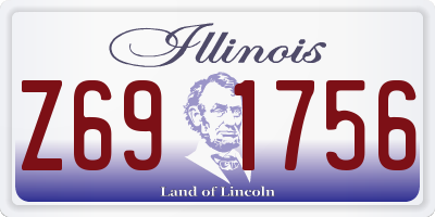 IL license plate Z691756