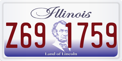 IL license plate Z691759