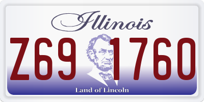 IL license plate Z691760