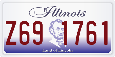IL license plate Z691761