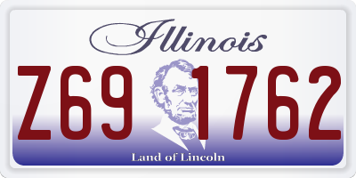 IL license plate Z691762