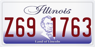 IL license plate Z691763