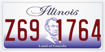 IL license plate Z691764