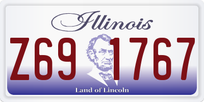 IL license plate Z691767