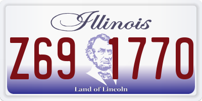 IL license plate Z691770