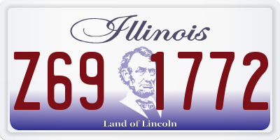 IL license plate Z691772
