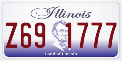 IL license plate Z691777