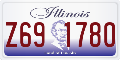 IL license plate Z691780