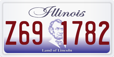 IL license plate Z691782