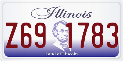 IL license plate Z691783