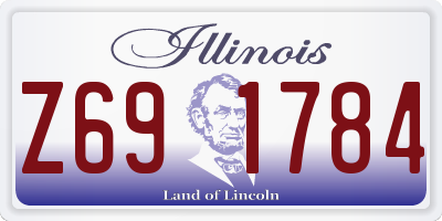 IL license plate Z691784