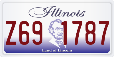 IL license plate Z691787