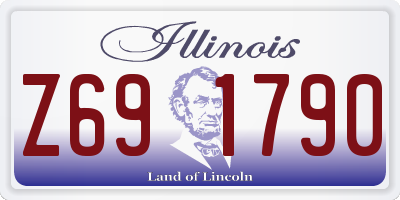 IL license plate Z691790