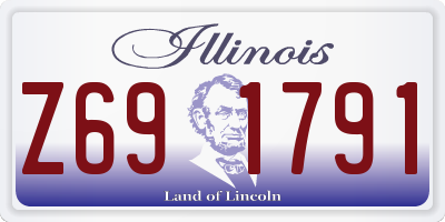 IL license plate Z691791