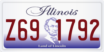 IL license plate Z691792