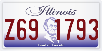 IL license plate Z691793