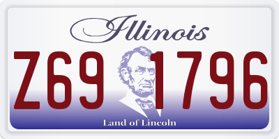 IL license plate Z691796