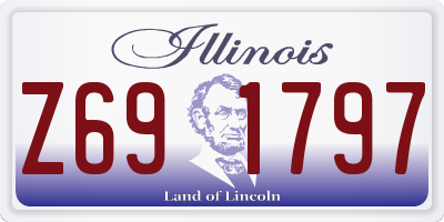 IL license plate Z691797