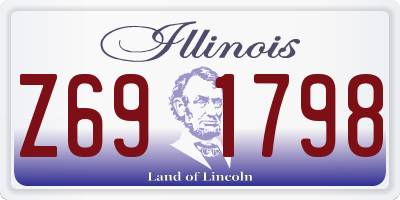 IL license plate Z691798