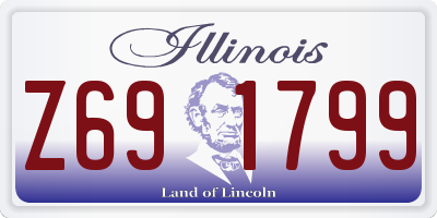 IL license plate Z691799