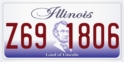 IL license plate Z691806