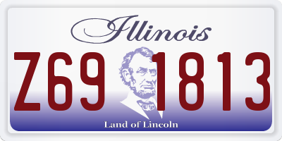 IL license plate Z691813