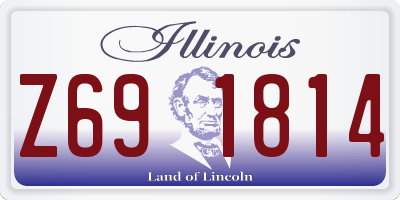 IL license plate Z691814
