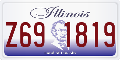 IL license plate Z691819