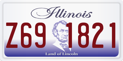 IL license plate Z691821