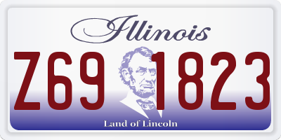 IL license plate Z691823