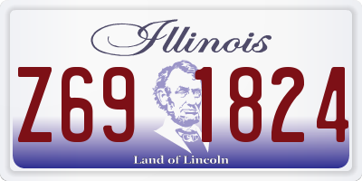 IL license plate Z691824