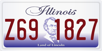 IL license plate Z691827