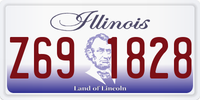 IL license plate Z691828