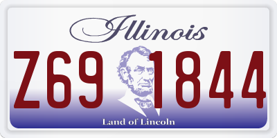 IL license plate Z691844
