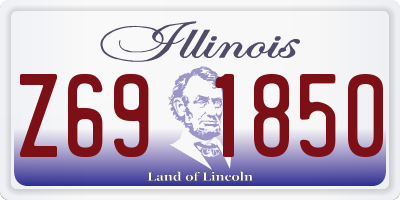IL license plate Z691850