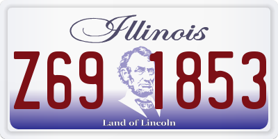 IL license plate Z691853
