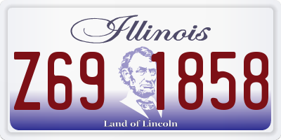 IL license plate Z691858