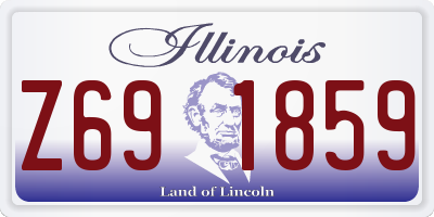 IL license plate Z691859