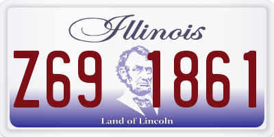 IL license plate Z691861