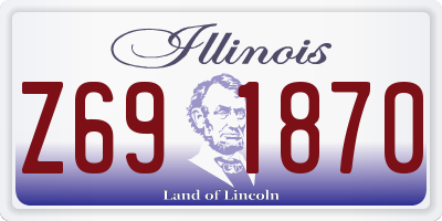 IL license plate Z691870