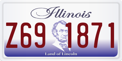 IL license plate Z691871