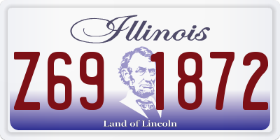 IL license plate Z691872