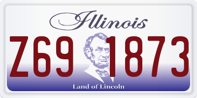 IL license plate Z691873