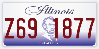IL license plate Z691877